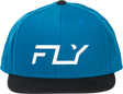 Fly Racing Fly Flow Hat Blue with Adjustable Snapback for Off-Road & Motorcycle Enthusiasts