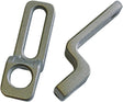 KOSO BI002S08 M8 S Type Bracket for Motorcycle and Vehicle Mounting