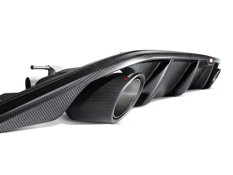 Akrapovic Rear Carbon Fiber Diffuser for Volkswagen Golf GTI (2013-2016) - Matte Finish