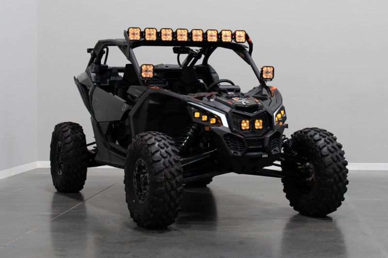 Diode Dynamics 17-24 Can-Am Maverick X3 SS5 Stage Series Ditch Light Kit - Pro Yellow Combo