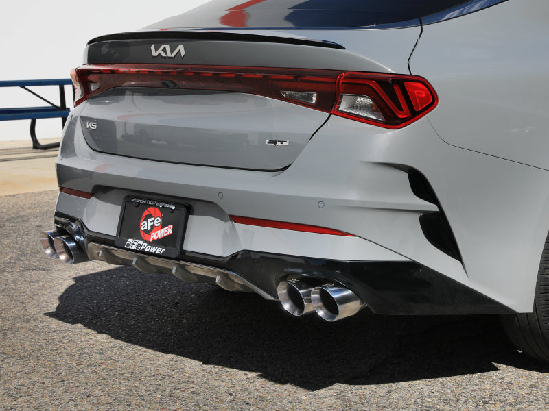aFe Takeda 21-24 Kia K5 GT L4-2.5L Axle-Back Exhaust System with Polished Tips