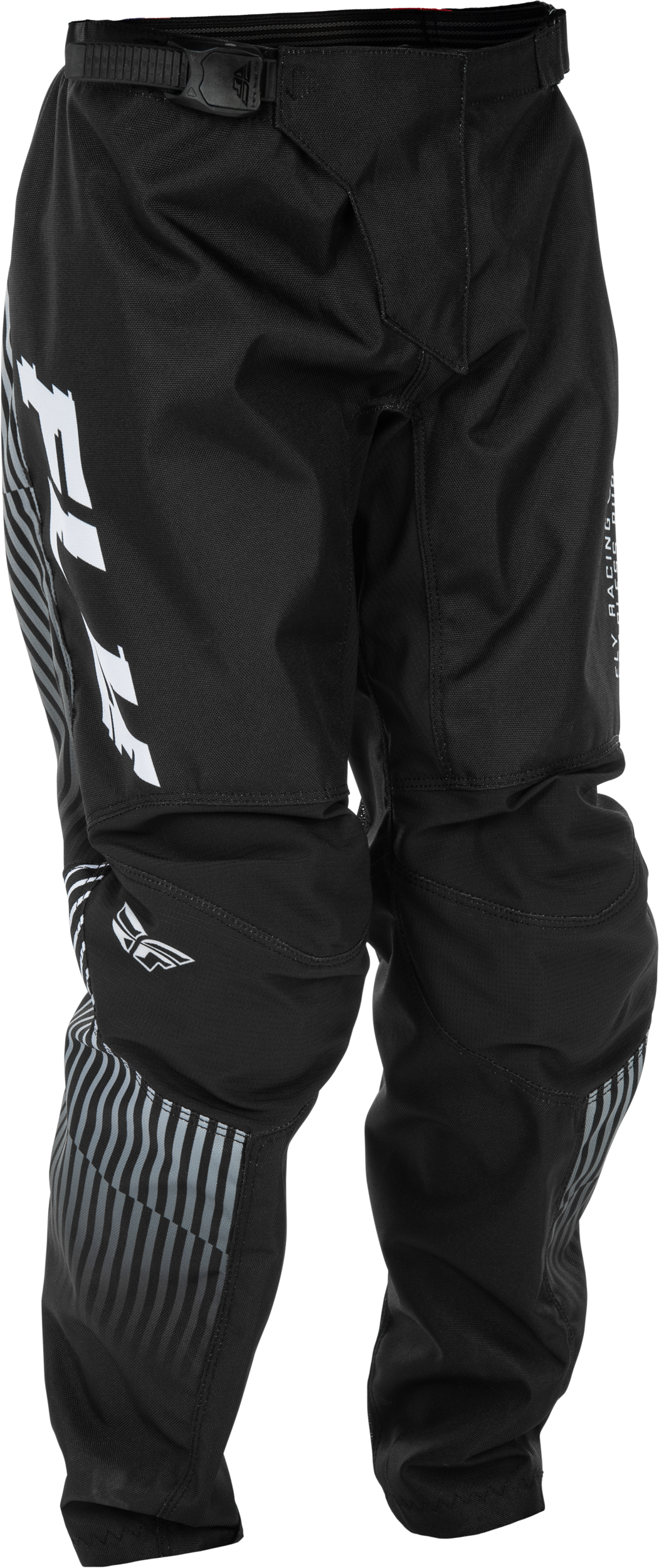 Fly Racing Youth F 16 Pants Black/White Size 22 – Durable Motorcycle Pants with Mesh Liner for Youth Riders