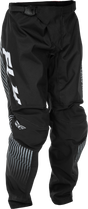Fly Racing Youth F 16 Pants Black/White Size 18 for Motocross and Off-Road Vehicles