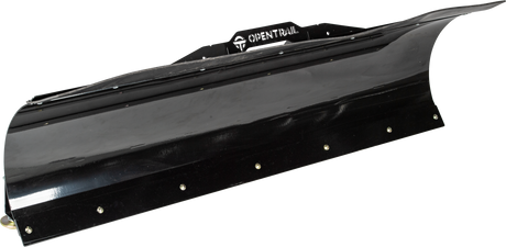 OPEN TRAIL 60-Inch Straight Snow Blade with Rubber Flap and Adjustable Skids for Pickup Trucks