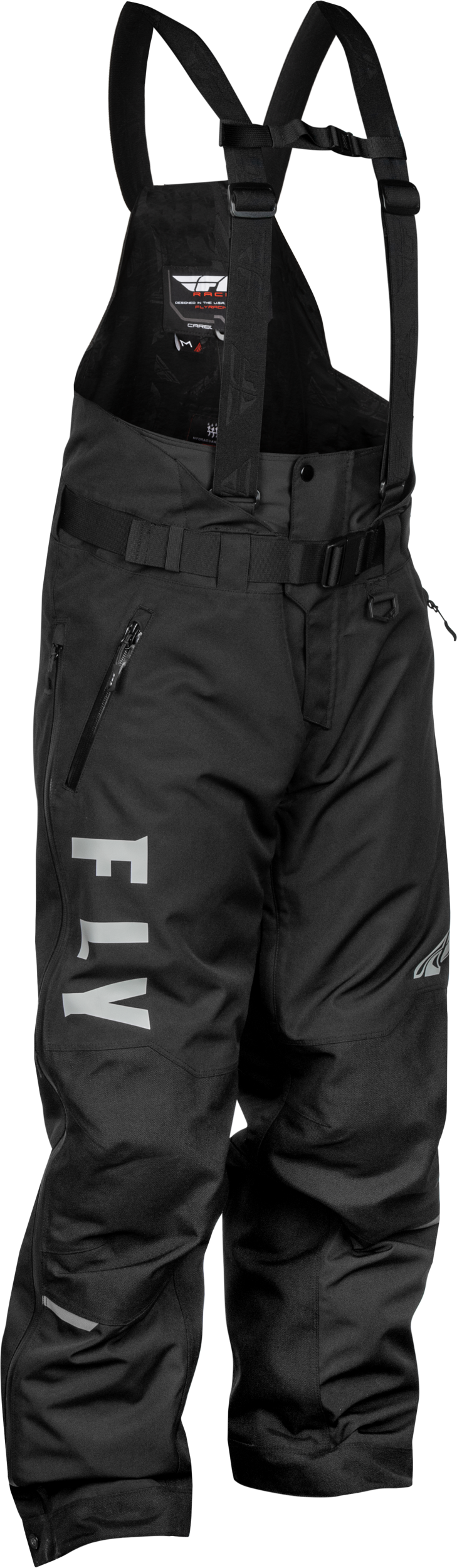 Fly Racing Carbon Bib in Black/Grey for Tall Riders - Part #470-6203MT