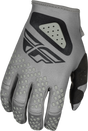 Fly Racing Youth Kinetic Sym Offroad MX Gloves - Grey/Black, Youth Small