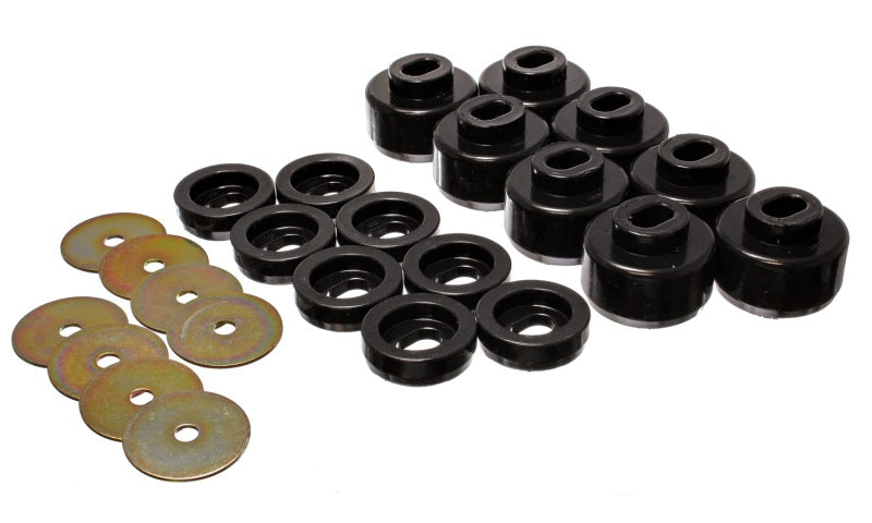 Energy Suspension Hyper-Flex Polyurethane Body and Cab Mount Set for Chevy Silverado 2500 and Avalanche 2005-2006