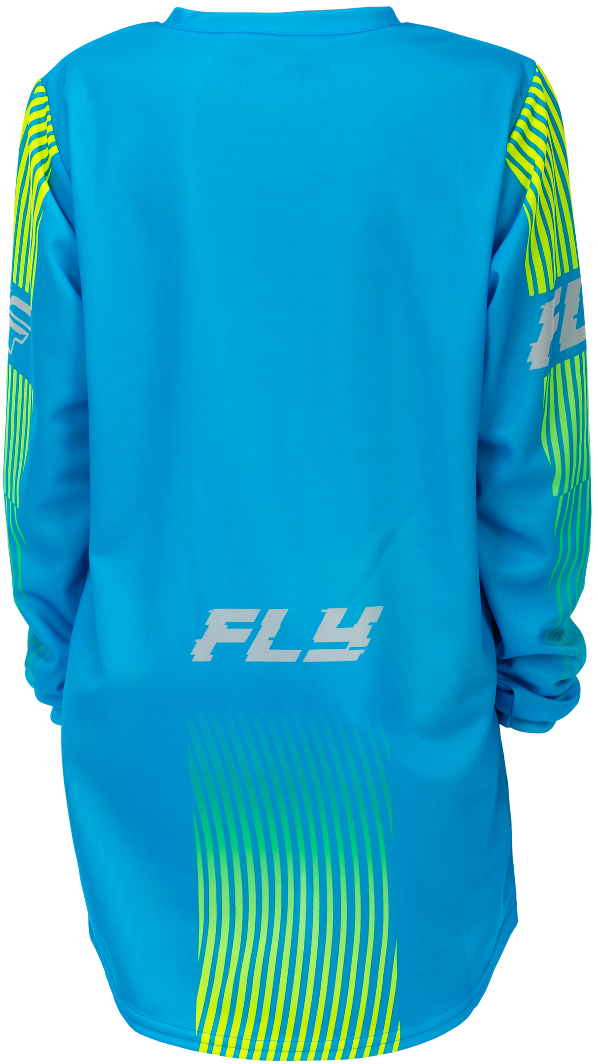 Fly Racing Youth F 16 Jersey Blue/Hi Vis Yellow – Lightweight Performance Cycling Jersey for Kids