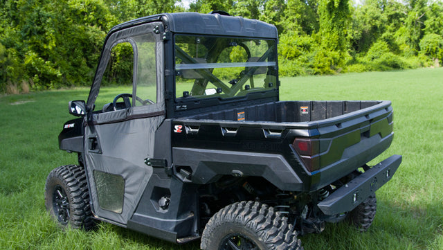 Seizmik 13+ Polaris Ranger 900/1000 XP/Crew Rear Windshield Folding Poly Carb