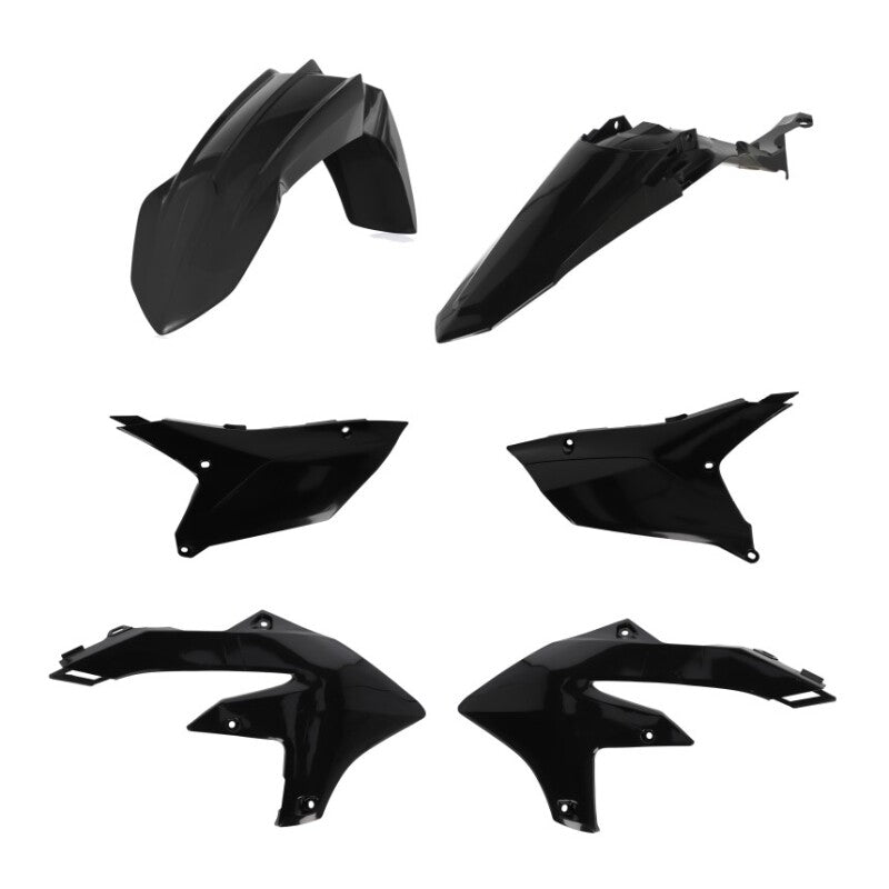 Acerbis 24+ Yamaha WR450F Plastic Kit - Black | Powersports Replacement Body Panels