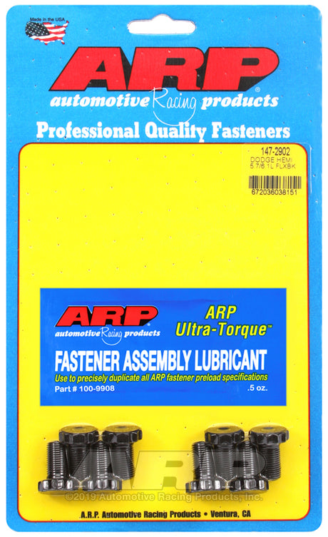 ARP Dodge Hemi 5.7/6.1L Flexplate Bolt Kit - Fits 2003-2016 Dodge Ram 1500, 2500, 3500 and Challenger Models