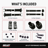 Air Lift Performance Coilover Kit for Lexus IS300 & IS350 (Years 2017-2023) by Air Lift Part Number 79018