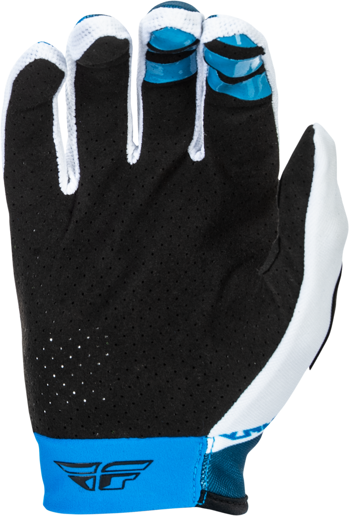 Fly Racing Youth Lite Gloves Blue/White YM – Lightweight Race Gloves for ATV, Motorcycle, and Dirt Bike