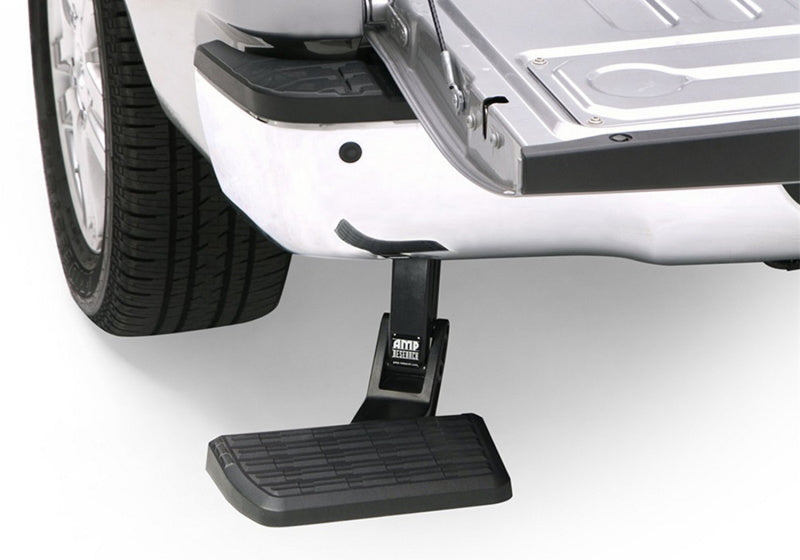 AMP Research BedStep for 2014-2015 Toyota Tundra – Retractable Rear Bumper Access Step