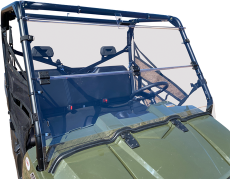 OPEN TRAIL Folding Windshield for Polaris Ranger Models - Easy Fold Design with Airflow Enhancement