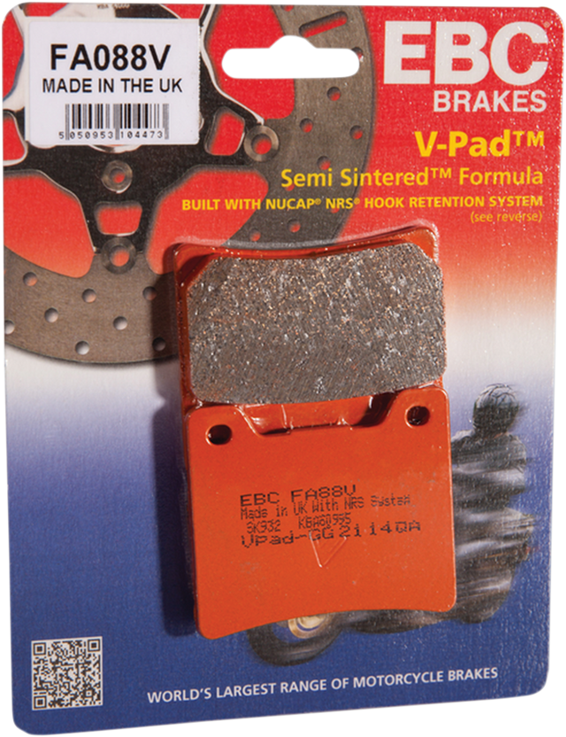EBC Semi-Sintered Brake Pads FA88V