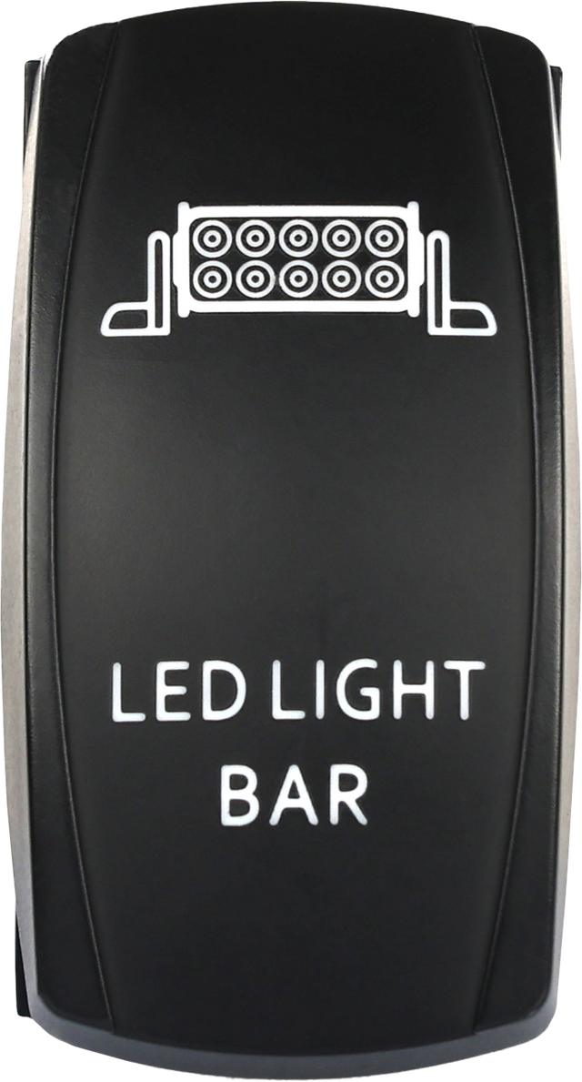 Open Trail SM106-007 Light Bar LED Switch Pro Backlit for Jeep Wrangler, Toyota Tacoma, Ford F-150