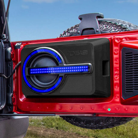DS18 BRO-BASS 12-inch Tailgate Subwoofer Enclosure for Ford Bronco 2021-2025 with IXS12.4D Loaded Speaker