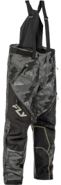 Fly Racing SNX Pro SB Pant Black for Snowmobile - Weatherproof with Removable Thermal Liner and Adjustable Gaiters