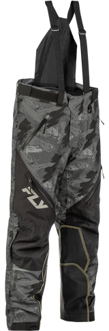 Fly Racing SNX Pro SB Pant Black Large – Waterproof Snowmobile Pants with Removable Thermal Liner and Adjustable Gaiter