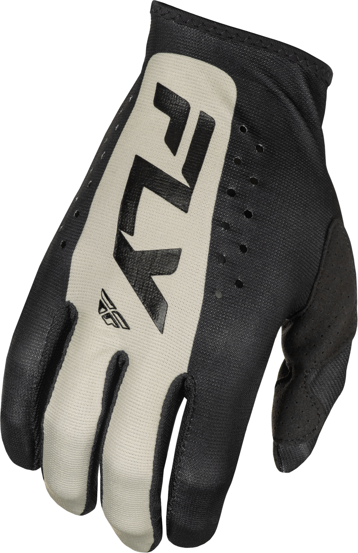 Fly Racing Lite Gloves Black/Grey X-Small for Offroad MX Riding