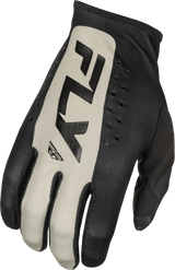 Fly Racing Lite Gloves Black/Grey Small for Offroad and MX Riding