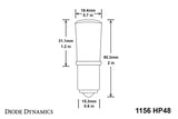 Diode Dynamics 1156 LED Bulb HP48 LED - Red (Pair)
