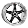 Weld S71 18x8 Inch Black High Pad Wheel for Chevrolet Camaro and Cadillac CTS – 5x120mm Bolt Pattern