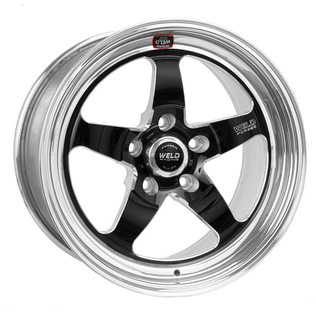 Weld S71 18x8 Inch Black High Pad Wheel for Chevrolet Camaro and Cadillac CTS – 5x120mm Bolt Pattern
