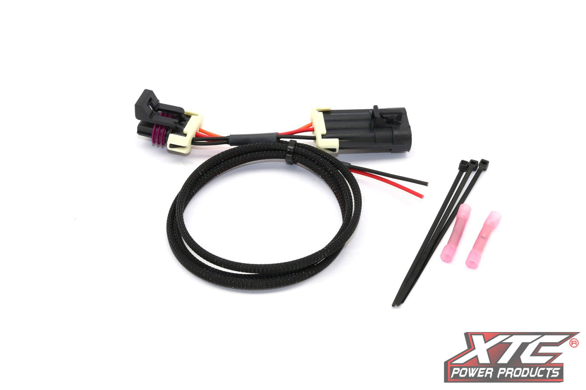 XTC Power Products CAN-MAV-PWROUT Plug & Play Power Out Whip with License Plate for Can-Am Maverick X3 Turbo Models 2017-2019