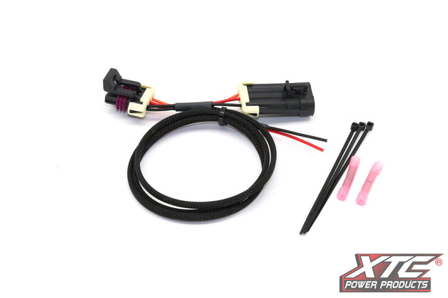 XTC Power Products CAN-MAV-PWROUT Plug & Play Power Out Whip with License Plate for Can-Am Maverick X3 Turbo Models 2017-2019