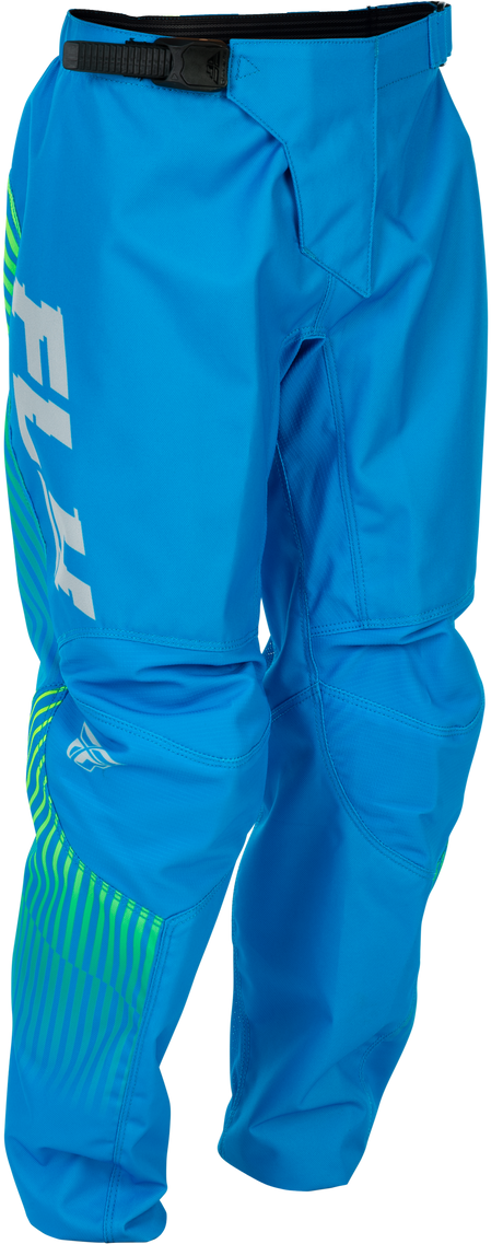 Fly Racing Youth F 16 Pants Blue/Hi Vis Size 26 for Off-Road & Motocross Vehicles