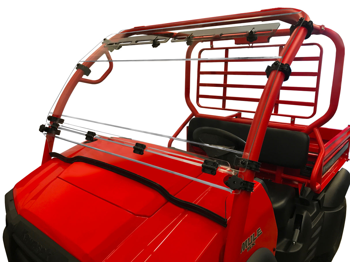 SPIKE Fold Windshield for Kawasaki Mule SX 4X4 and 2X4 (2017-2020)