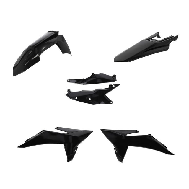 Acerbis 2025 KTM 125-450 SX/SX-F/XC/XC-F Black Plastic Kit with Front Fender and Side Panels