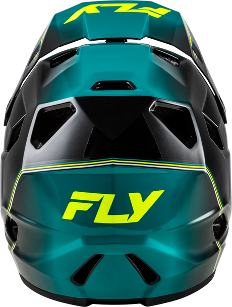 Fly Racing Yth Rayce Repeat Bicycle Helmet for Youth - Black, Teal, Hi-Vis, Size Medium