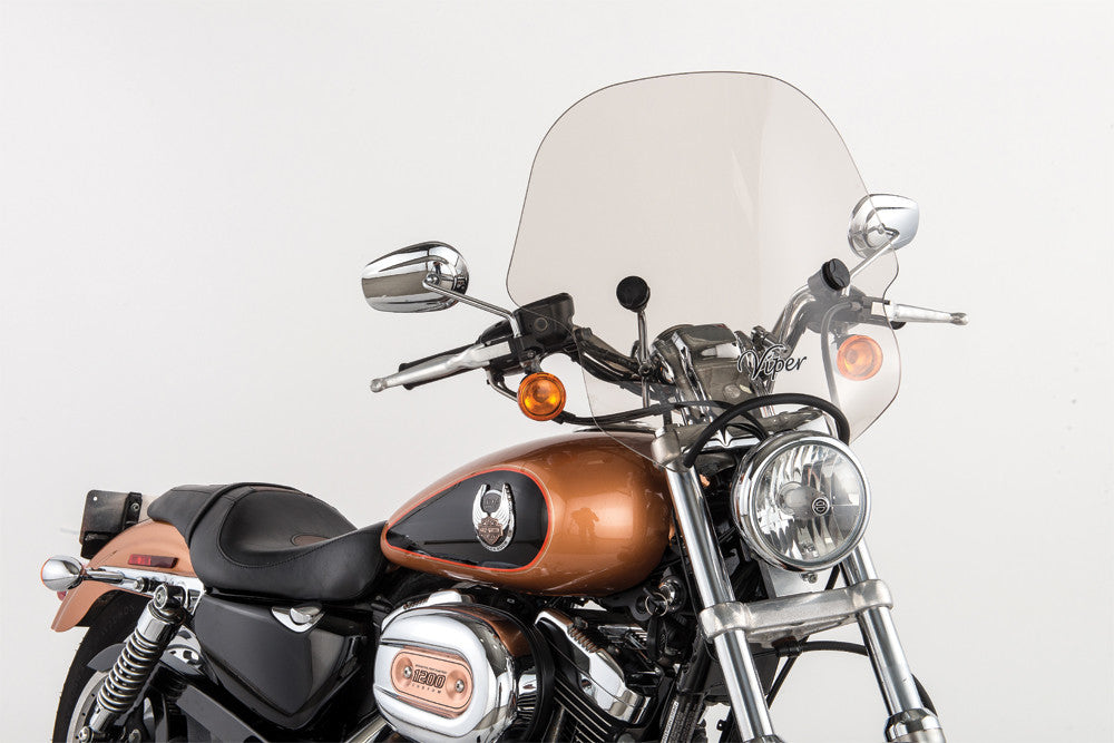 Slipstreamer SS-10-T-1.25" Viper Windscreen for Harley Davidson Touring Bikes