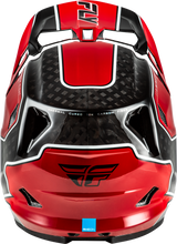Fly Racing Werx R Flow Carbon Helmet - Black Carbon/Red, XL - Lightweight Motorcycle Helmet with Impact Absorption for Sport Bikes and Off-Road Vehicles