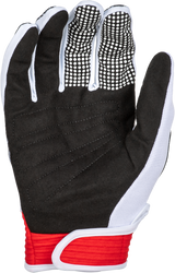 Fly Racing Youth F 16 Offroad Gloves – Black/Red/White, Youth 2X-Small, MX Gloves