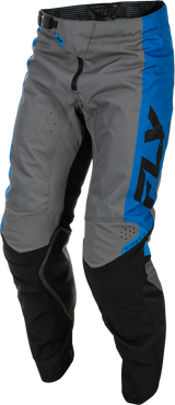 Fly Racing Kinetic Pants Blue/Grey/Black Size 40 - Durable and Comfortable ATV/UTV Riding Pants