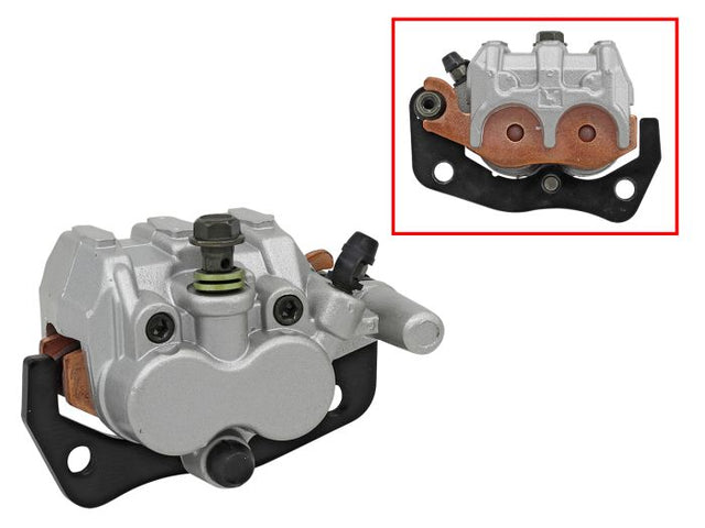 BRONCO BRAKE CALIPER, FRONT LEFT WITH BRAKE PADS