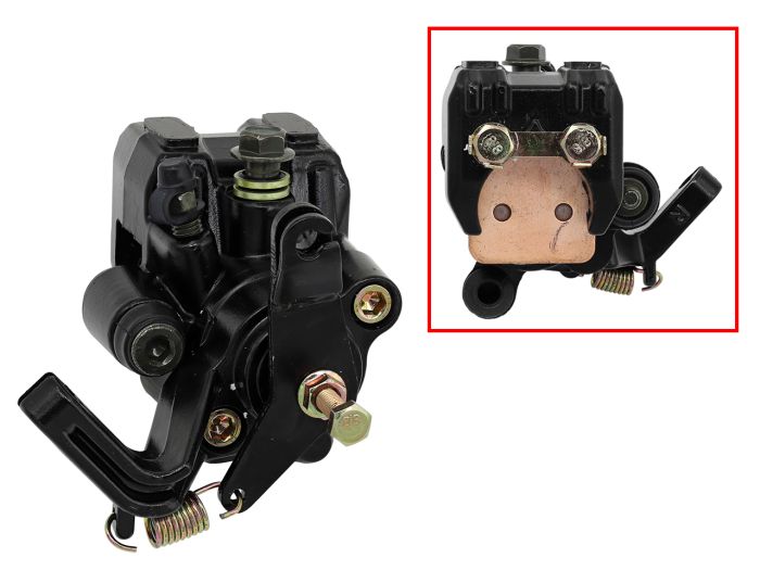 BRONCO BRAKE CALIPER, REAR WITH BRAKE PADS