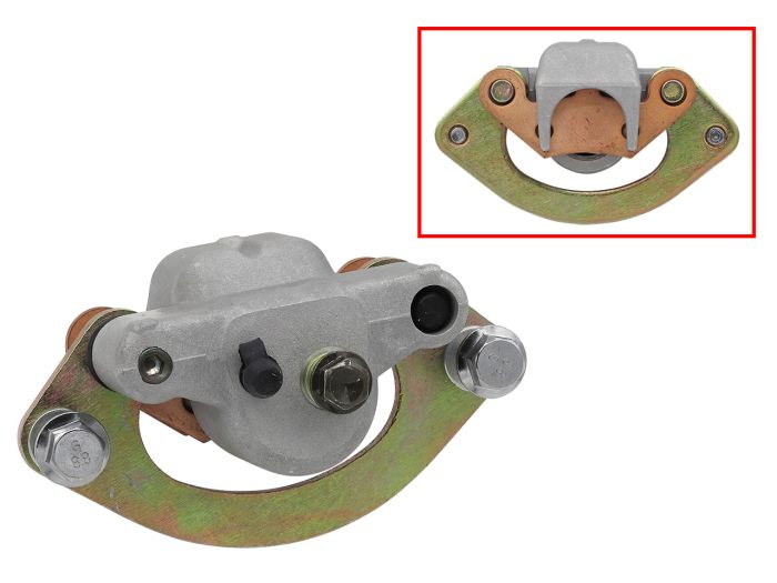 BRONCO BRAKE CALIPER, FRONT LEFT WITH BRAKE PADS