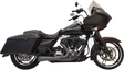 BASSANI XHAUST 2:1 Short Exhaust - Black 1F52RB