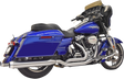 BASSANI XHAUST True Dual Exhaust - Stainless Steel - M8 1F66SS