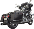 BASSANI XHAUST 4" QNT Mufflers - Black 1F7QNT5B