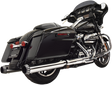 BASSANI XHAUST 4" QNT Mufflers - Chrome 1F72QNT5