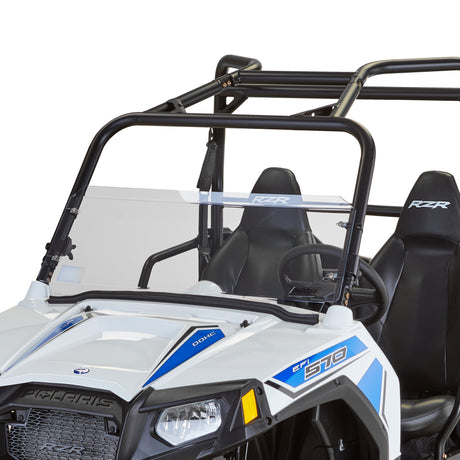 OPEN TRAIL V000021-12200T Half Windshield for Polaris Ranger XP and 570 Models – 11 inch Tall Polycarbonate Protection