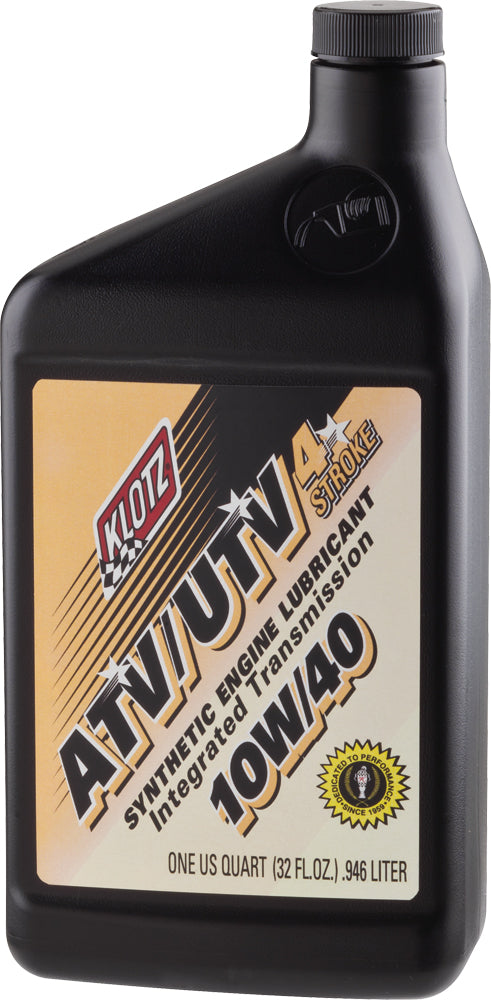 KLOTZ ATVUTV-1040 Synthetic 10W-40 Engine Oil for ATV and UTV with Wet Clutch Compatibility
