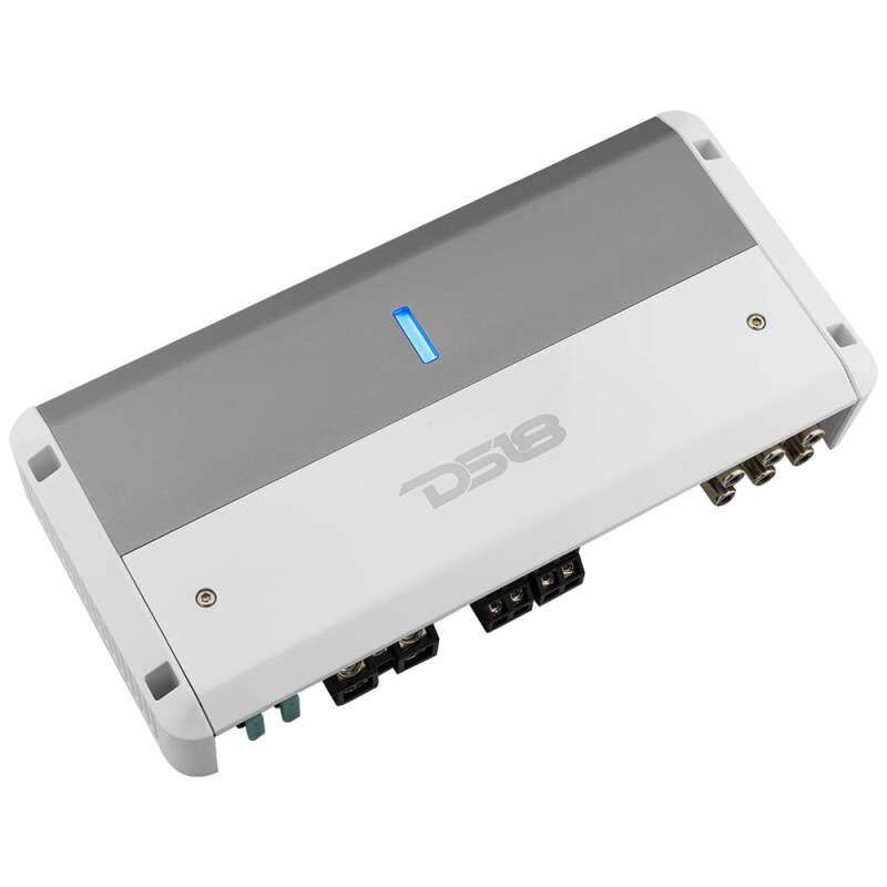 DS18 NXL-M4 4-Channel Class-D PowerSports Amplifier - 2x 150 Watts RMS at 4 Ohm, IP55 Waterproof for Motorcycles, ATV, UTV, and Marine Vehicles