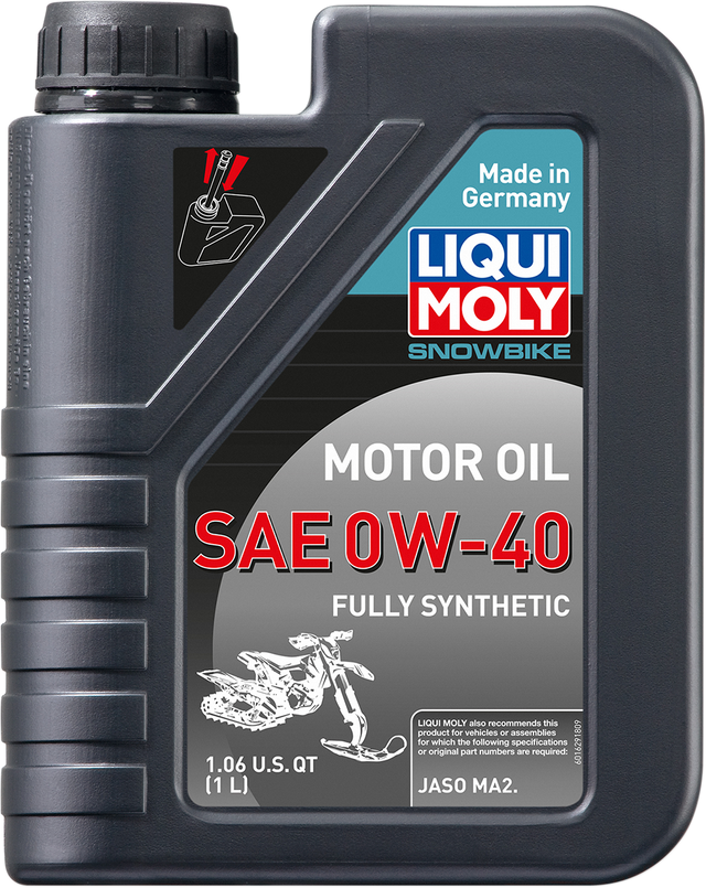 LIQUI MOLY Snowbike Synthetic Oil - 0W-40 - 1L 20356
